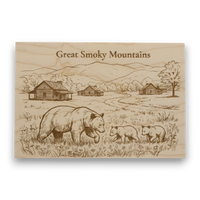 Great Smoky Mountains Wood Keepsake | National Park Souvenir Made in USA