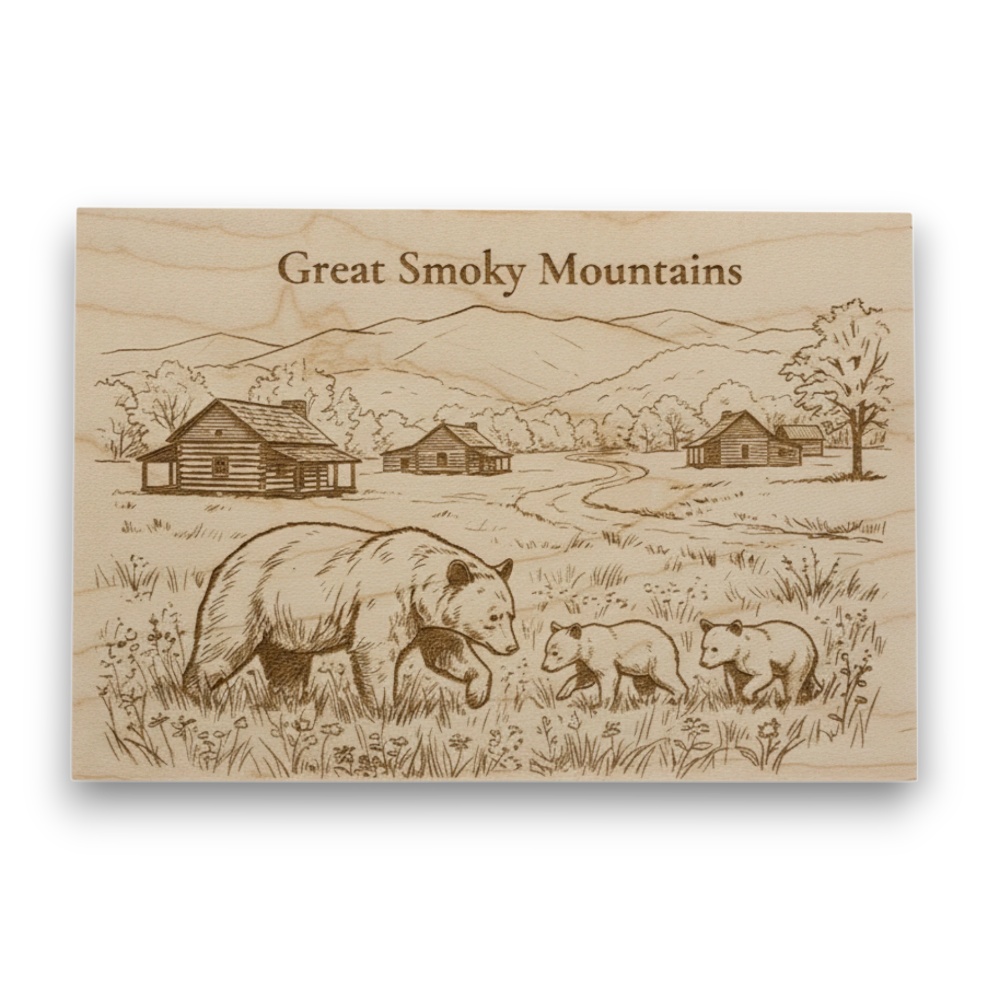 Great Smoky Mountains Wood Keepsake | National Park Souvenir Made in USA