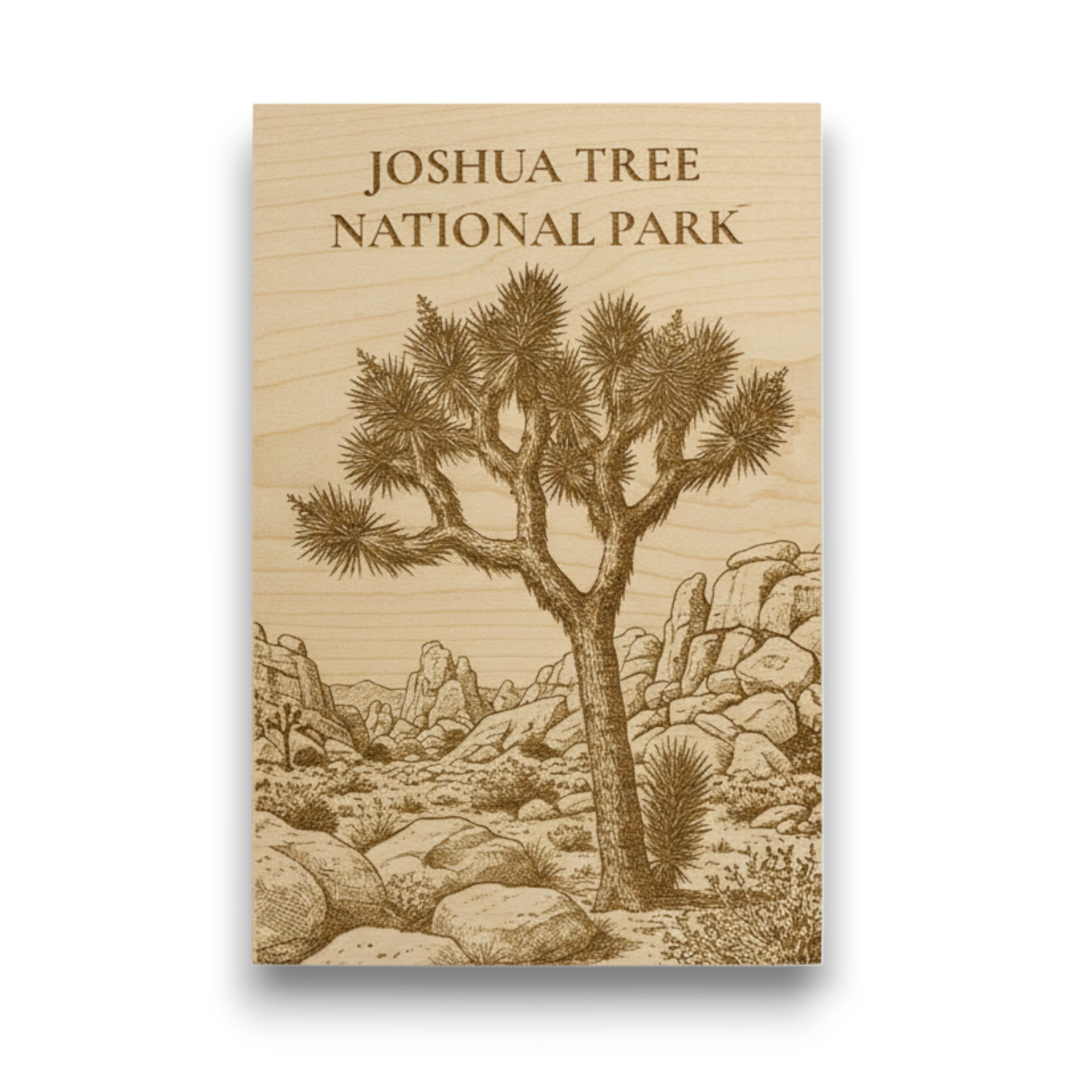 Joshua Tree National Park Wood Keepsake | Memorable Souvenir | Made in USA