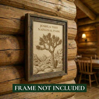 Joshua Tree National Park Wood Keepsake | Memorable Souvenir | Made in USA