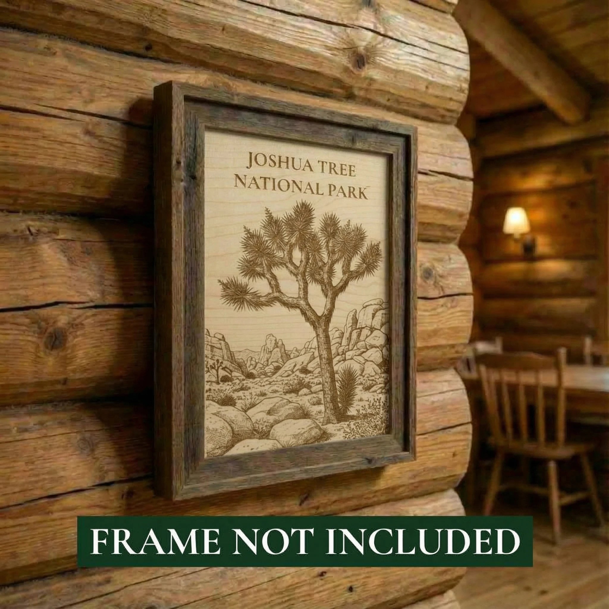 Joshua Tree National Park Wood Keepsake | Memorable Souvenir | Made in USA