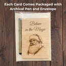 Let Heaven and Nature Sing – Wooden Christmas Keepsake Card