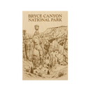 Bryce Canyon National Park poster with scenic illustration and text.