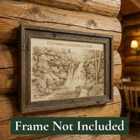 Indiana Dunes National Park Wood Keepsake | Chicago Skyline Souvenir Made in USA