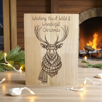 Heirloom Wood Keepsake Card (Deer)