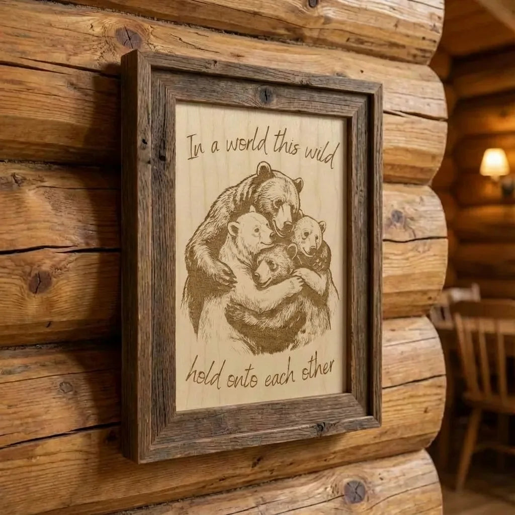 Hold Onto Each Other — Wooden Keepsake Gift