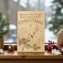 May Your Heart Be Light and Your Spirit Sing – Cardinal Christmas Keepsake Card