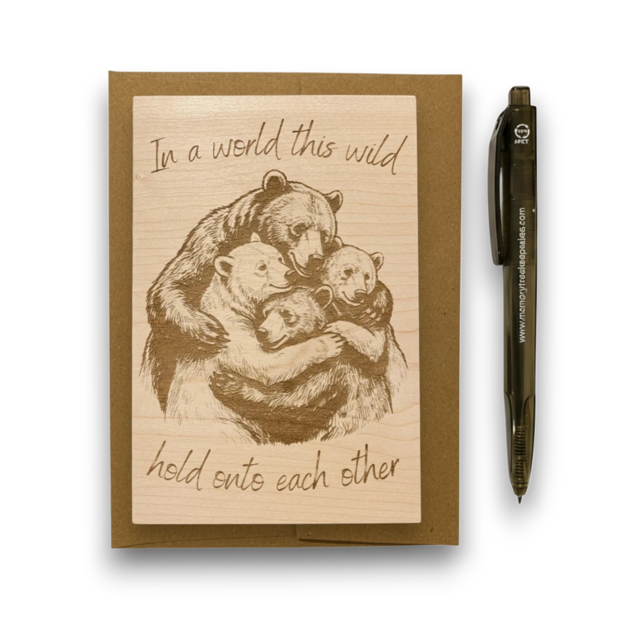 Hold Onto Each Other — Wooden Keepsake Gift