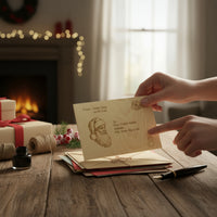 Personalized Wooden Postcard from Santa – North Pole Keepsake
