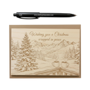 Wrapped in Peace - Christmas Wooden Keepsake Gift