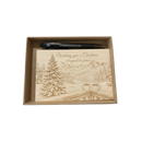 Wrapped in Peace - Christmas Wooden Keepsake Gift