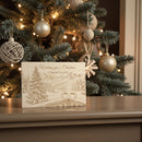 Wrapped in Peace - Christmas Wooden Keepsake Gift
