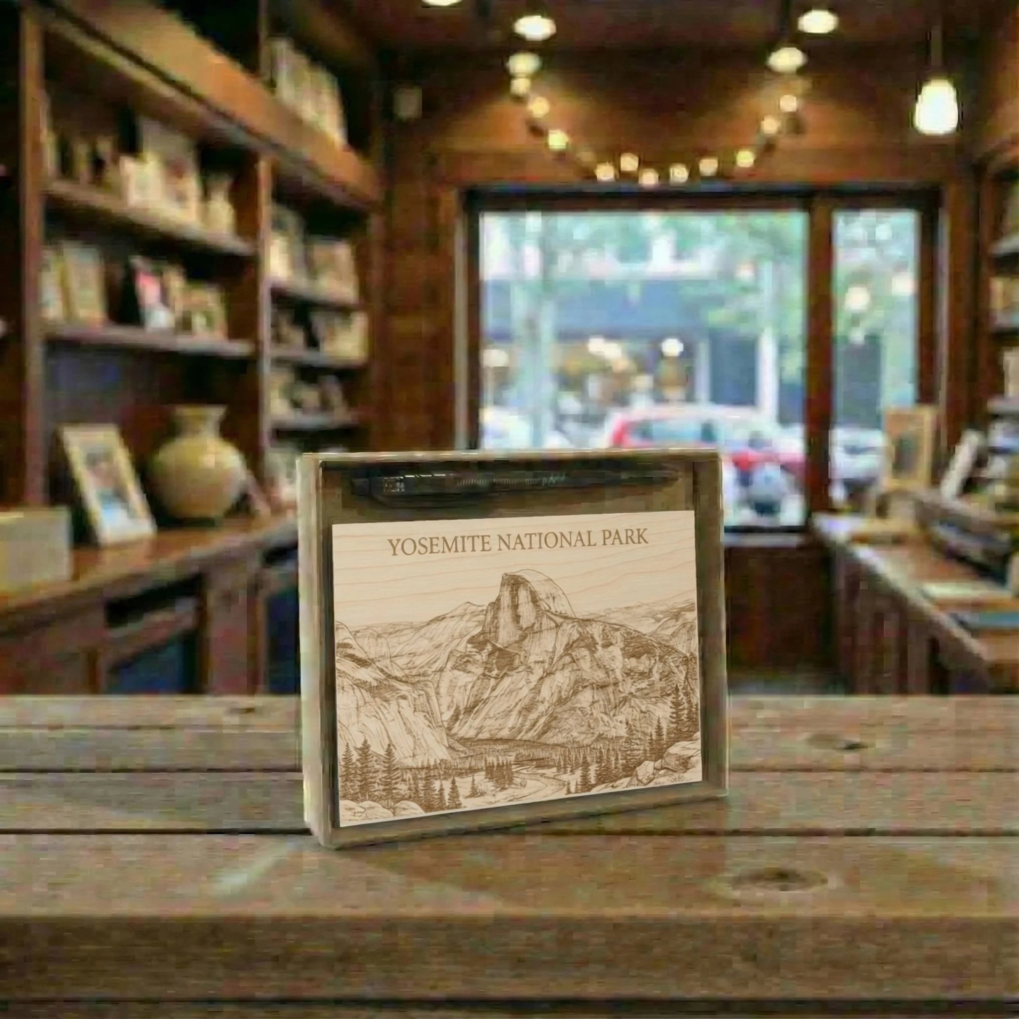 Yosemite National Park Wood Keepsake |  Half Dome Souvenir | Made in USA